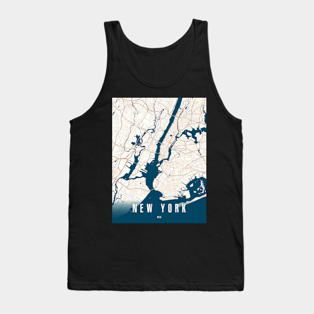 new york city map Tank Top by PrintstaBee